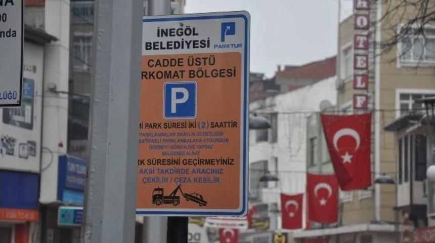 İnegöl’de Parkomat Sistemi Büyükşehir’e Geçti