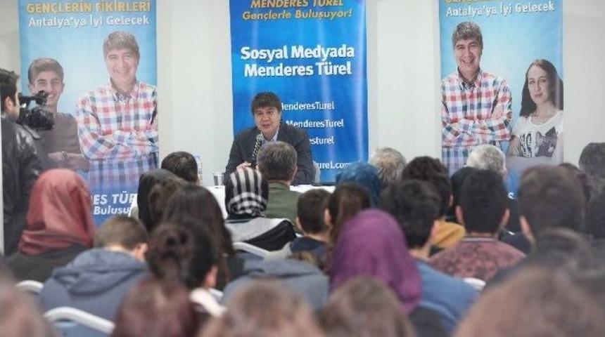 Başkan T&uuml;rel, &Ouml;ğrencilerle Buluştu