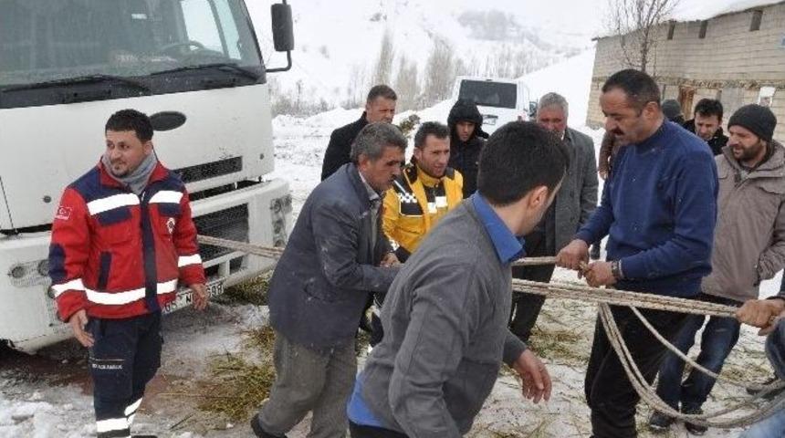 Mahsur Kalan Ara&ccedil;lar Kurtarıldı