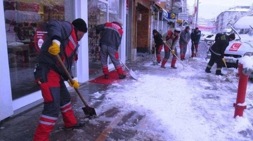 Bayburt&rsquo;ta Karla M&uuml;cadele &Ccedil;alışması