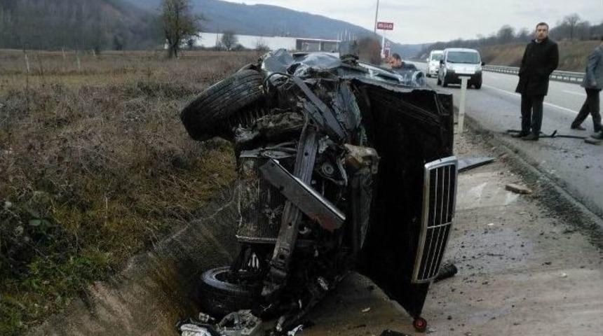 Otomobil Takla Attı: 1 Yaralı