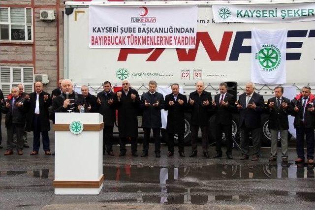 Kayseri Şeker’den Bayırbucak Türkmenleri’ne 2 Tır Yardım