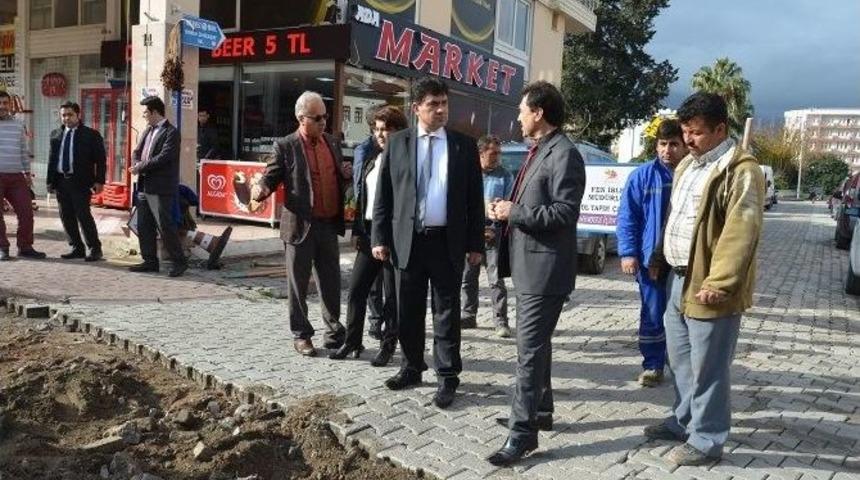 Başkan G&uuml;l, Yol Yapım &Ccedil;alışmalarını İnceledi