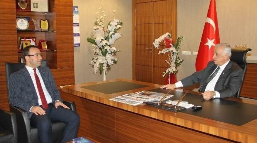 Ticaret İl M&uuml;d&uuml;r V. Bilal Yazıcı Gaib&rsquo;i Ziyaret Etti
