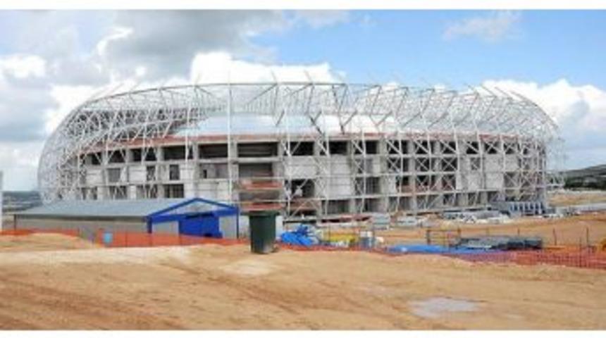 Gaziantepspor&rsquo;un Yeni Stadı&rsquo;nın Y&uuml;zde 74 Tamamlandı