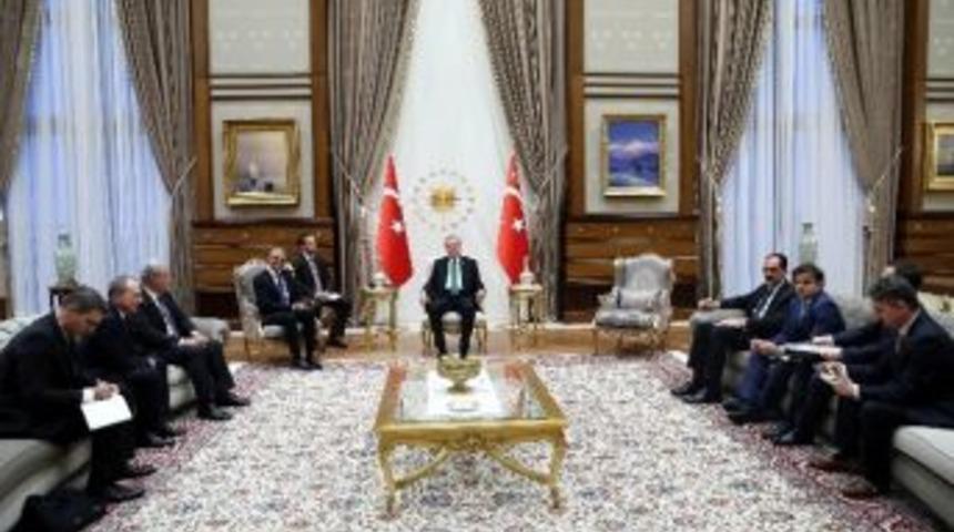 Cumhurbaşkanı Erdoğan, Mıcrosoft Ceo&rsquo;su Nadella&rsquo;yı Kabul Etti