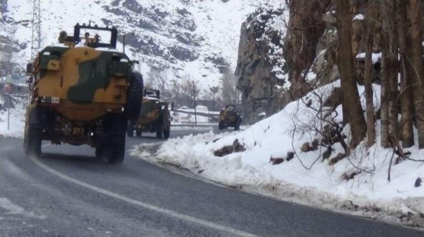 Hakkari&rsquo;de Askeri Hareketlilik