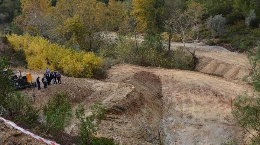 Alanya Yeniköy Barajında Çalışmalar Devam Ediyor