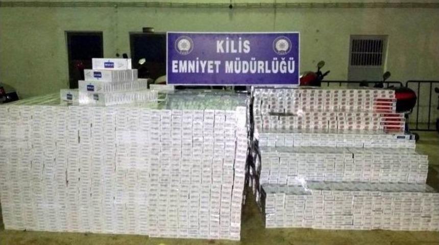 Kilis&rsquo;te 68 Bin Paket Ka&ccedil;ak Sigara Ele Ge&ccedil;irildi