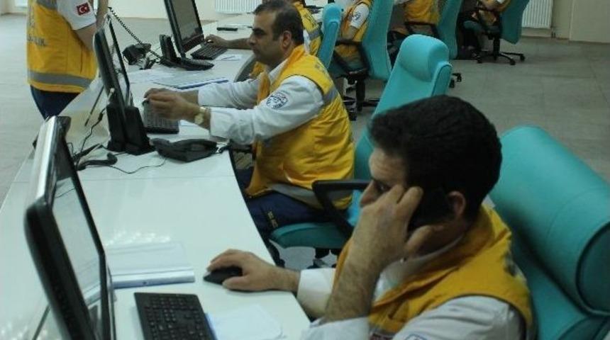 Elazığ&rsquo;da Ambulanslar 1 Yılda 42 Bin 500 Hasta Taşıdı