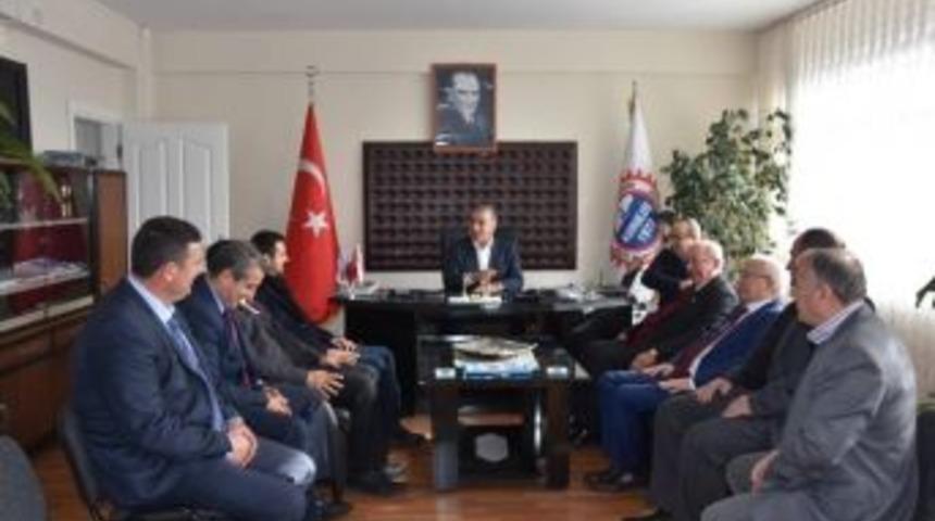 Başkan Albayrak&rsquo;tan &Ccedil;orlu Yeni Sanayi Sitesi Y&ouml;netim Kurulu&rsquo;na Ziyaret