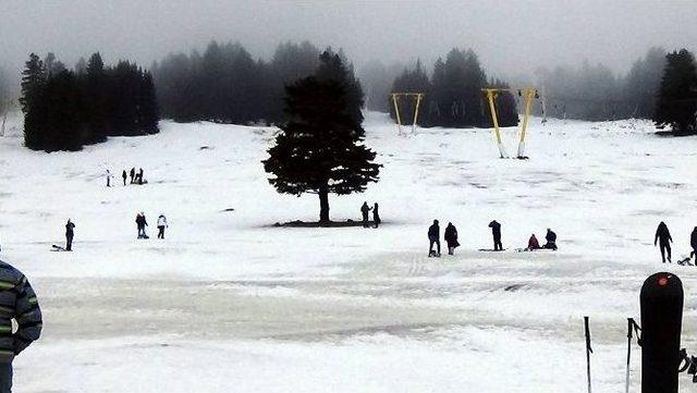 Fırtına Uludağ’da Karları Eritti