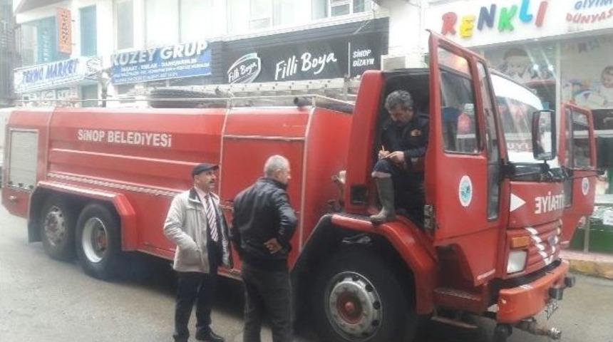 Sinop&rsquo;ta Yangın Paniği
