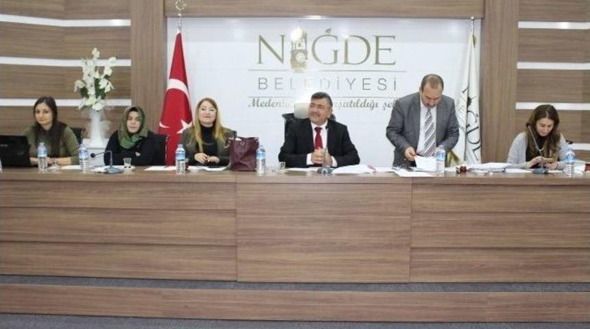 Niğde Belediyesi Meclisi Yeni Yılın İlk Toplantısını Yaptı