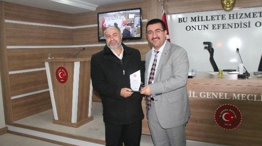 Ulukışla&rsquo;lı Muhtarlar Teşekk&uuml;r Ziyaretinde