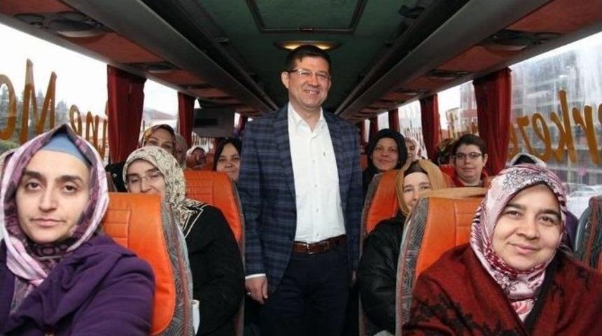 625 Kadın Merkezefendi Belediyesi Tarafından Karahayıt&rsquo; A G&ouml;t&uuml;r&uuml;ld&uuml;