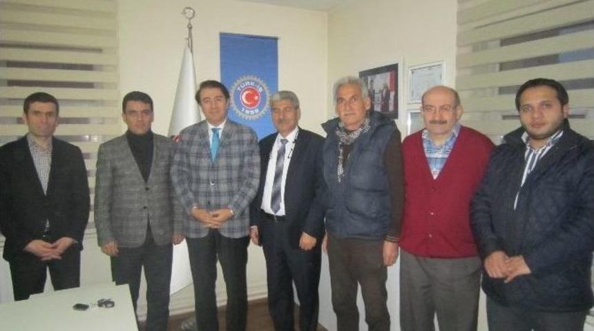 Erzurum Ak Parti Milletvekili İbrahim Aydemir, Koop-iş Sendikası&rsquo;nı Ziyaret Etti