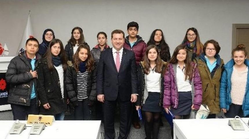 &Ouml;ğrenciler Karesi&rsquo;de Belediyeciliği &Ouml;ğreniyor