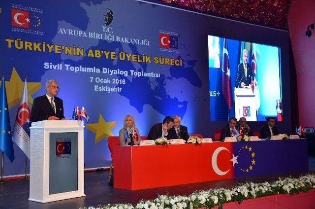 Ab Bakanı Bozkır Sivil Toplum Örgütleri İle Bir Araya Geldi