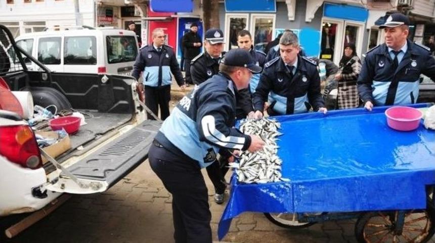 Bozuk Balıklar Belediyesi Ekiplerince İmha Edildi