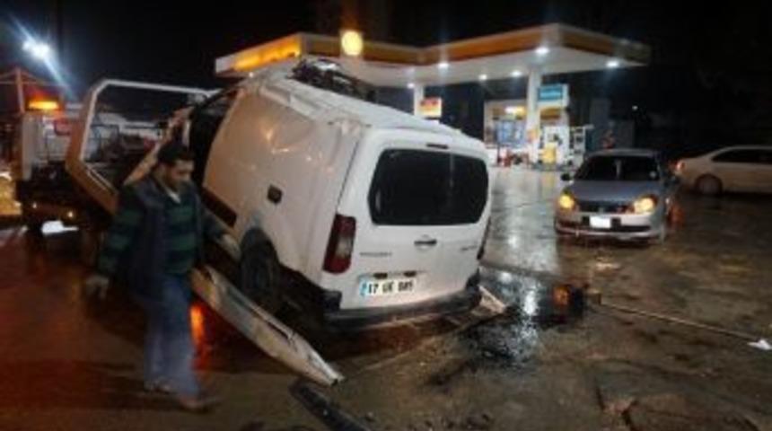 Tekirdağ&rsquo;da Trafik Kazası G&uuml;venlik Kamerasına Yansıdı