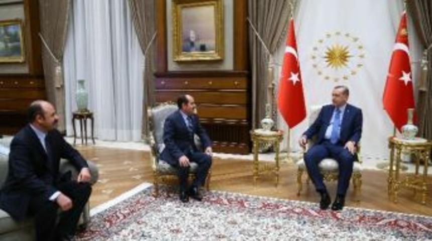 Cumhurbaşkanı Erdoğan, Suriye T&uuml;rkmen Meclisi Başkanı Mustafa İle Meclis &Uuml;yesi Doğancı&rsquo;yı Kabul Etti