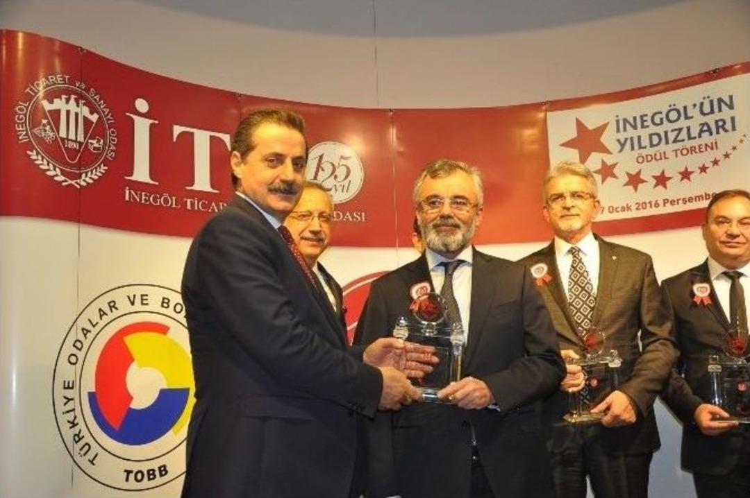 İneg&ouml;l&rsquo;&uuml;n Yıldızlarına &Ouml;d&uuml;l Yağdı