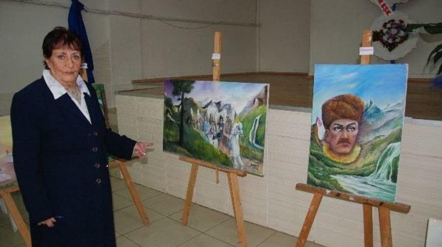 Bayırbucak T&uuml;rkmenleri Yararına Resim Sergisi