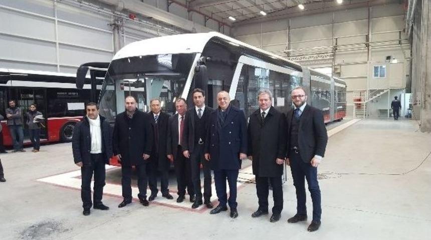 Başkan Erg&uuml;n&rsquo;&uuml;n Tramb&uuml;s Mesaisi S&uuml;r&uuml;yor