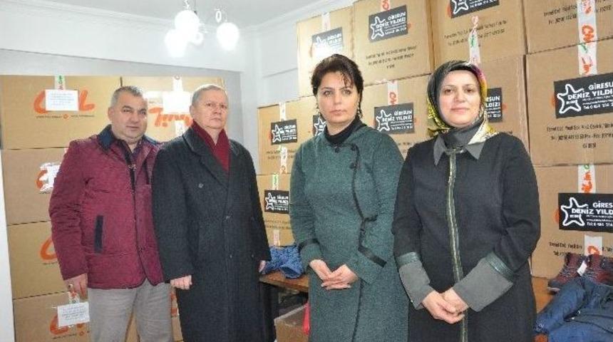 İstanbul&rsquo;daki Giresunlu İş Adamlarından &Ouml;ğrencilere Kıyafet Yardımı