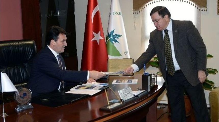 Birleşik Kentler Birliği&rsquo;nden D&uuml;ndar&rsquo;a Ziyaret