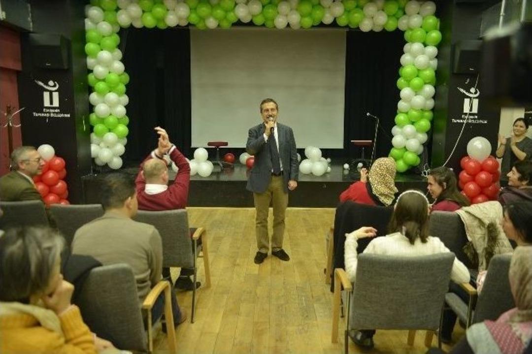 Engelli Bireylerin Başkan Ata&ccedil;&rsquo;la Yeni Yıl Kutlaması