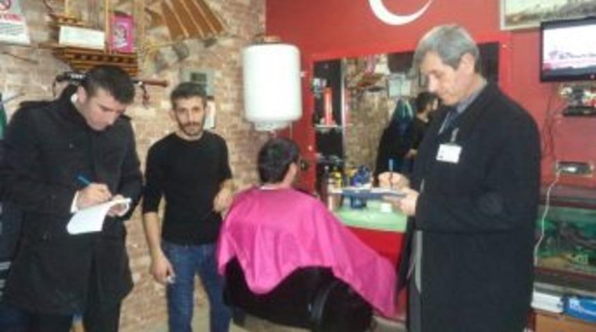 Kartepe&rsquo;de Berberler Denetimden Ge&ccedil;ti