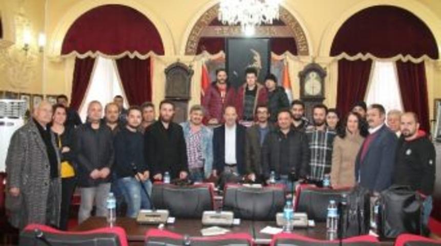 Edirne Belediye Başkanı G&uuml;rkan, 10 Ocak Gazeteciler G&uuml;n&uuml;&rsquo;n&uuml; Kutladı