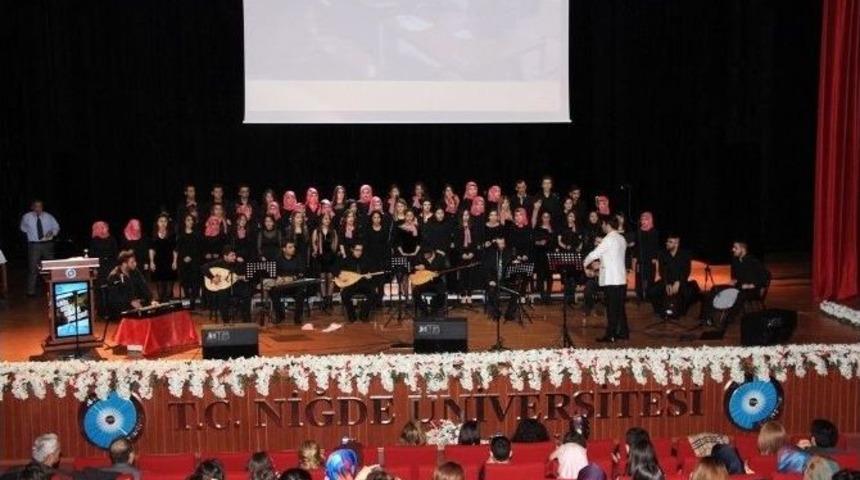 Niğde &Uuml;niversitesinde T&uuml;rk Halk M&uuml;ziği Konseri D&uuml;zenlendi