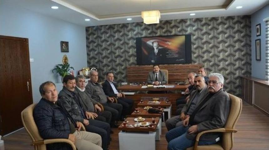 Muhtarlardan Milli Eğitim&rsquo;e Ziyaret