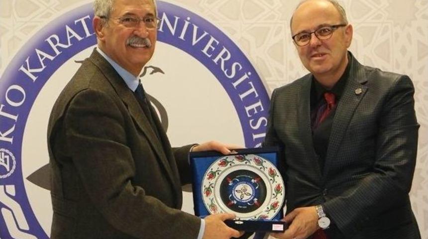 Usta Belgeselci Hadi Şenol, Kto Karatay &Uuml;niversitesi &Ouml;ğrencileri İle Buluştu