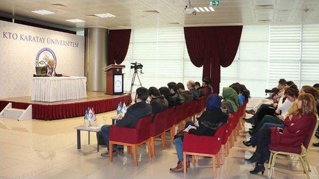 Usta Belgeselci Hadi Şenol, Kto Karatay Üniversitesi Öğrencileri İle Buluştu