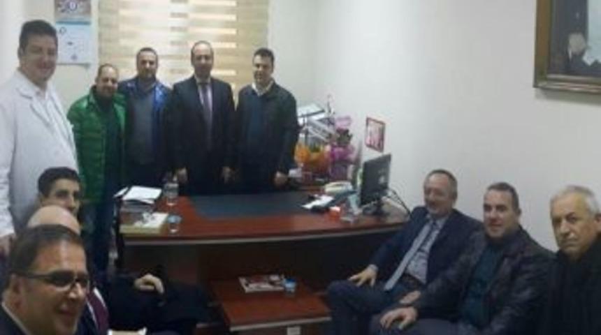 Bandırma Ak Parti Y&ouml;netiminden Hastaneye Ziyaret