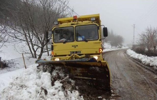 Burdur’da Karla Mücadele