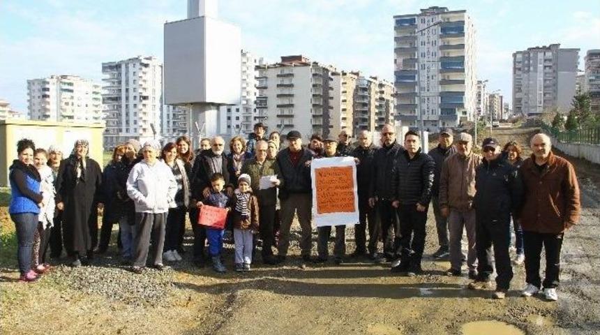 Site Sakinlerinden Üçüncü Baz İstasyonu Eylemi