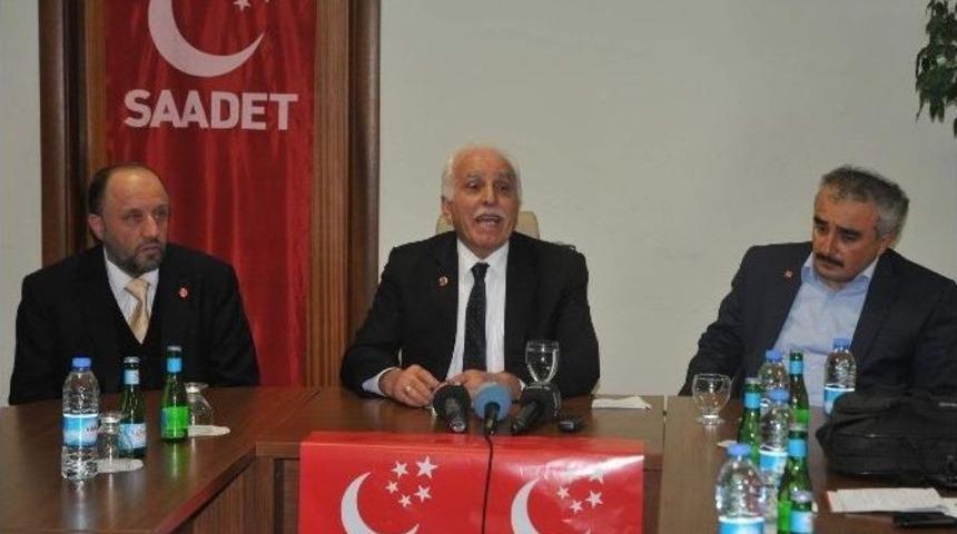Saadet Partisi Genel Başkanı Kamalak Afyonkarahisar&rsquo;da
