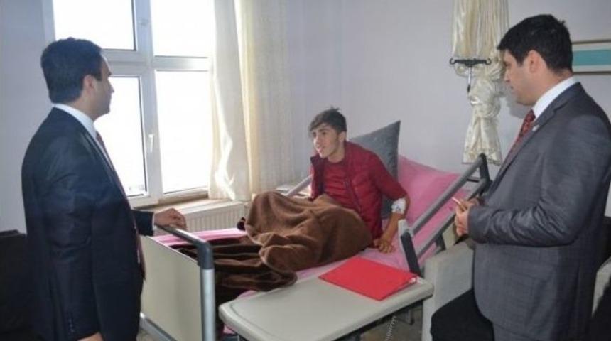 Kaymakam Devlet Hastanesi&rsquo;nde Hastaları Ziyaret Etti