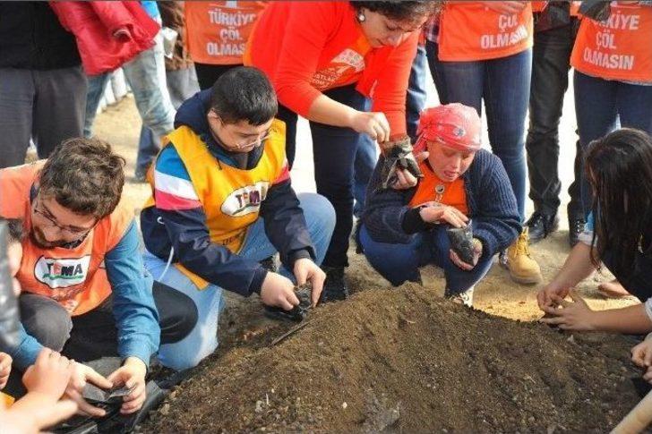 Down Sendromlu Çocuklar Tohum Ekti G3