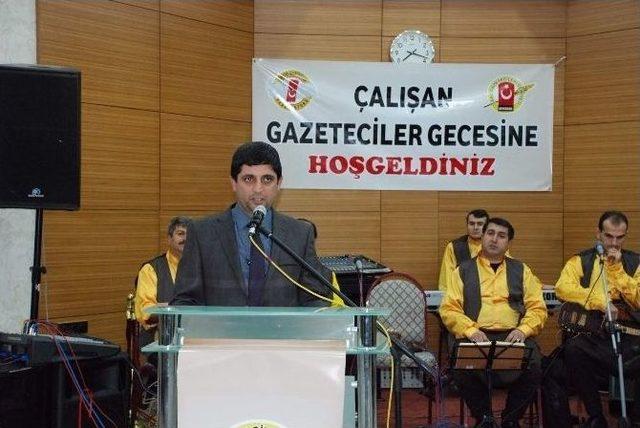 Çalışan Gazeteciler Düzenlenen Gecede Gönüllerince Eğlendi