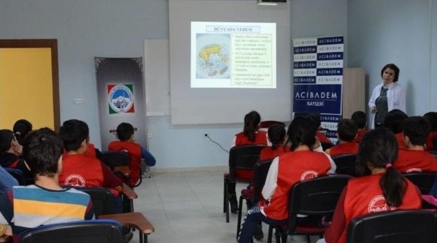 Verem Savaş Haftasında &Ccedil;ocuk Meclisi &Uuml;yeleri Verem Konusunda Bilgilendirildi