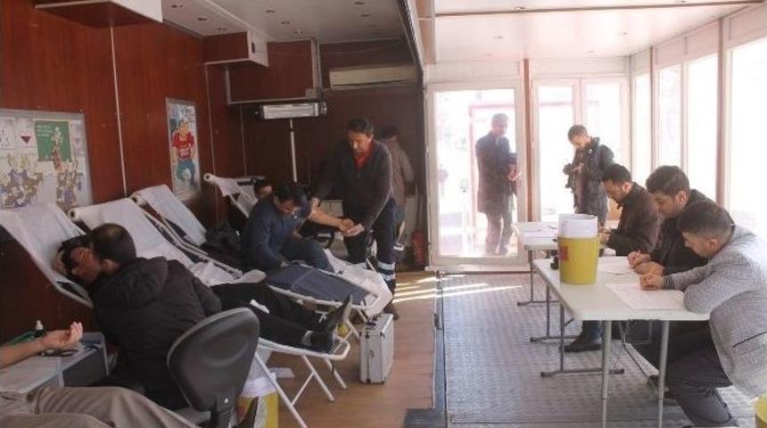 Mardinli Gazeteciler Kan Bağışında Bulundu