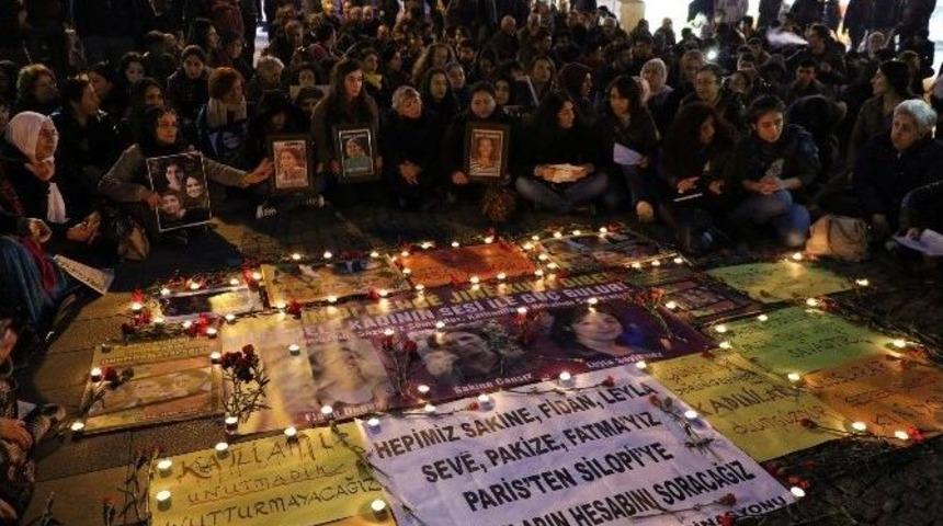 Paris&rsquo;te &Ouml;ld&uuml;r&uuml;len 3 Kadın Anıldı