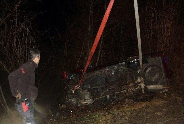 Bolu’da Trafik Kazası 1 Yaralı