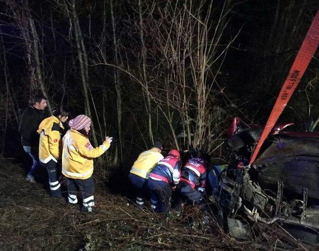 Bolu’da Trafik Kazası 1 Yaralı